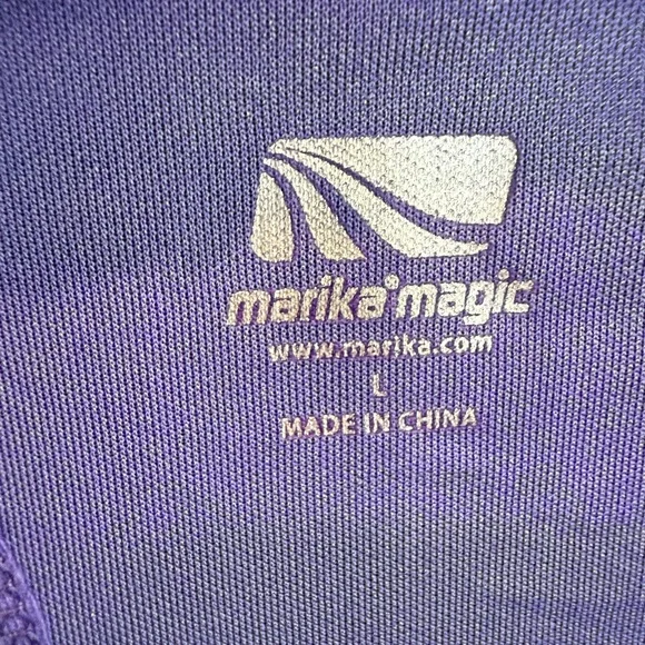 Marika Purple Ruched Tank Top - Picture 4 of 5